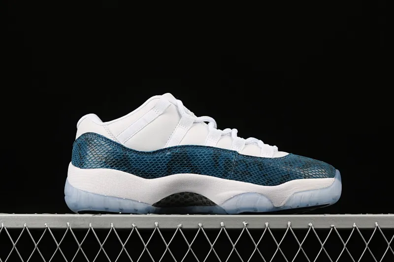 All categories Air Jordan Jordan series basketball shoes Air Jordan 11 Air Jordan 11 Retro Low "Navy Blue Snakeskin" AJ11 Blue Snake Joe 11 low-top basketball shoes CD6846-102